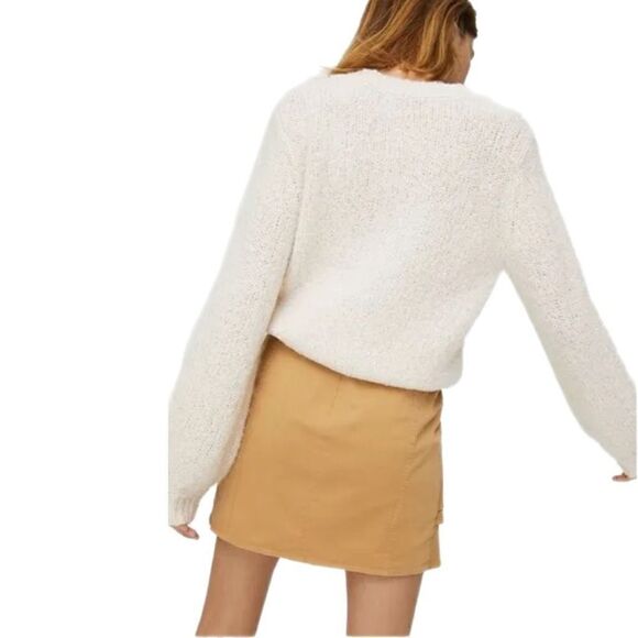 Sunday Best Ruffled A-Line Whitney Mini Skirt - Picture 2 of 6